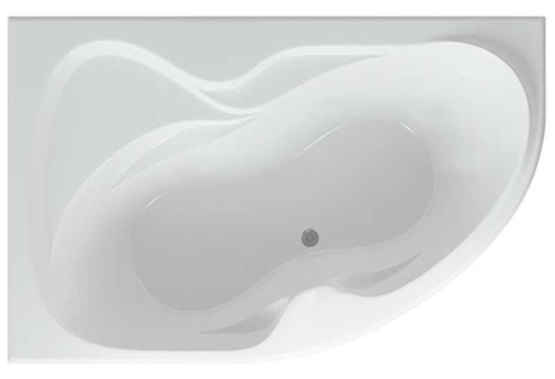 Акриловая ванна Aquatek Вега 170х105 см L VEG170-0000073 с фронтальной панелью