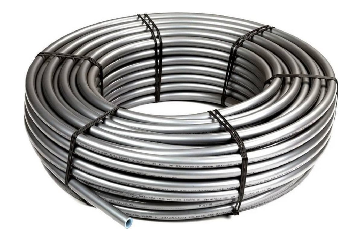 Труба из сшитого полиэтилена PROFLINE PEX-A-EVOH 16х2.2, 100 м, серая УТ-00046583