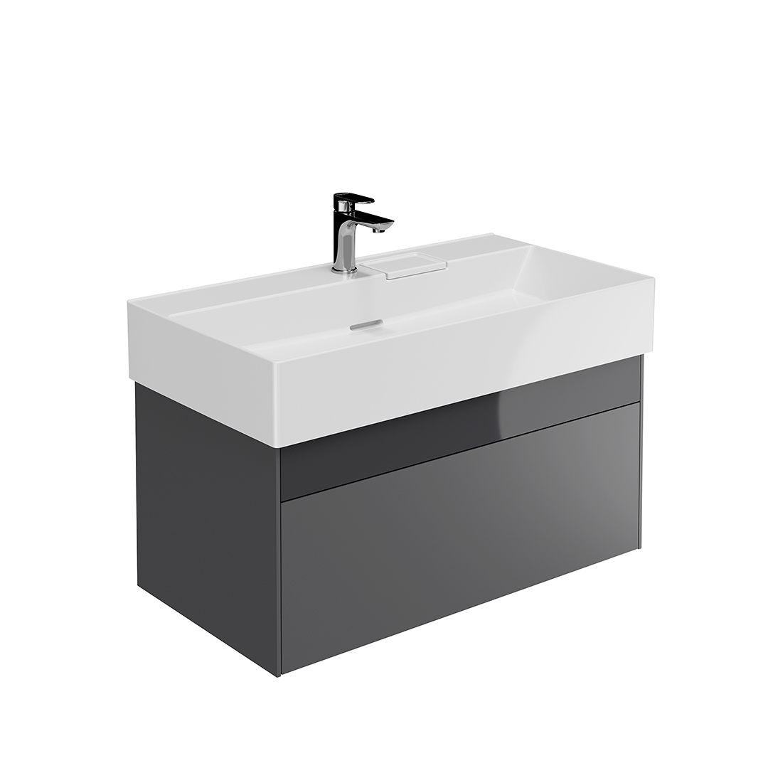 Тумба с раковиной Kerama Marazzi Logica 90 см 2 ящика