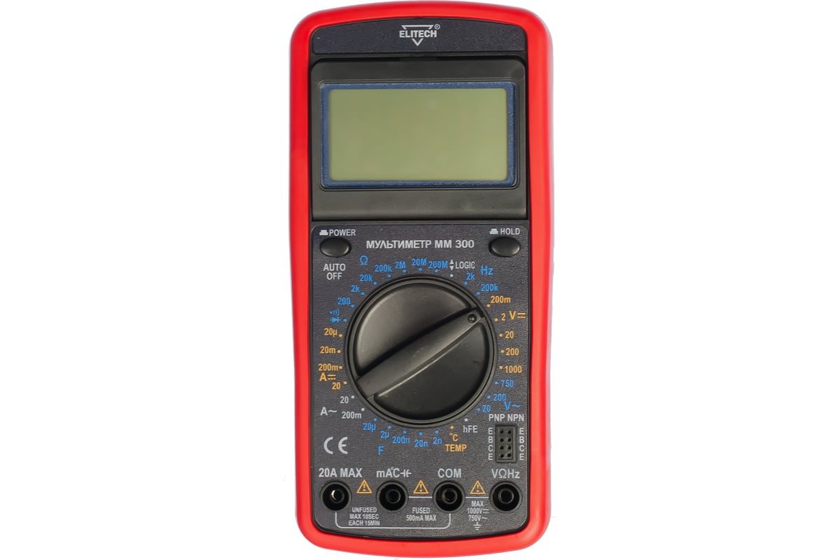 Мультиметр Elitech ММ 300