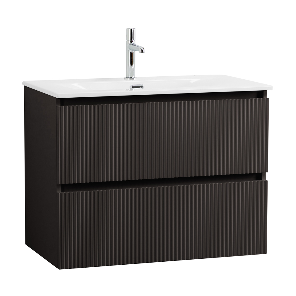 Мебель для ванной BelBagno Uno-Mini 90 см Темно-серый матовый