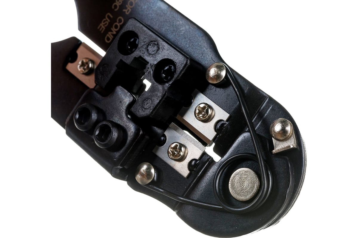 Клещи для обжима коннектеров Electraline RJ45 8P8C и RJ11 6P4C 500303