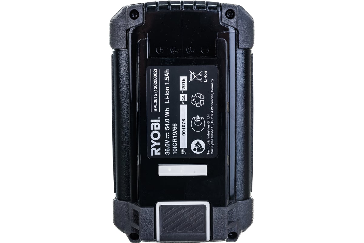 Аккумуляторная батарея (36 В; 1.5 A*ч; Li-Ion) Ryobi BPL3615 5133001875