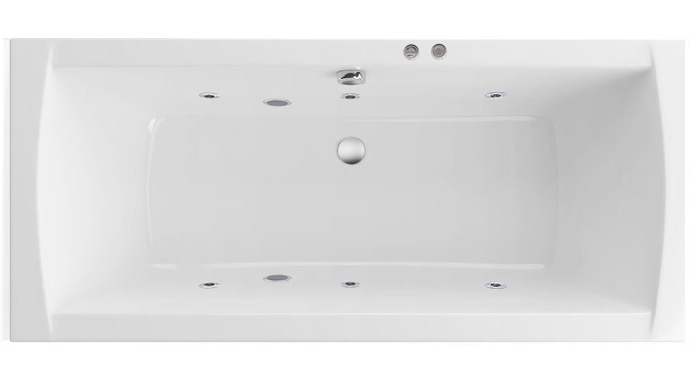 Гидромассаж Excellent Soft для ванны Aquaria Lux, хром