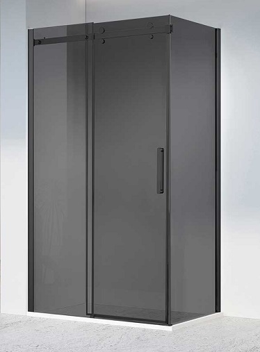 Душевой уголок Vincea Como-N VSR-4CN8016CGB 160x80 черный, тонированный