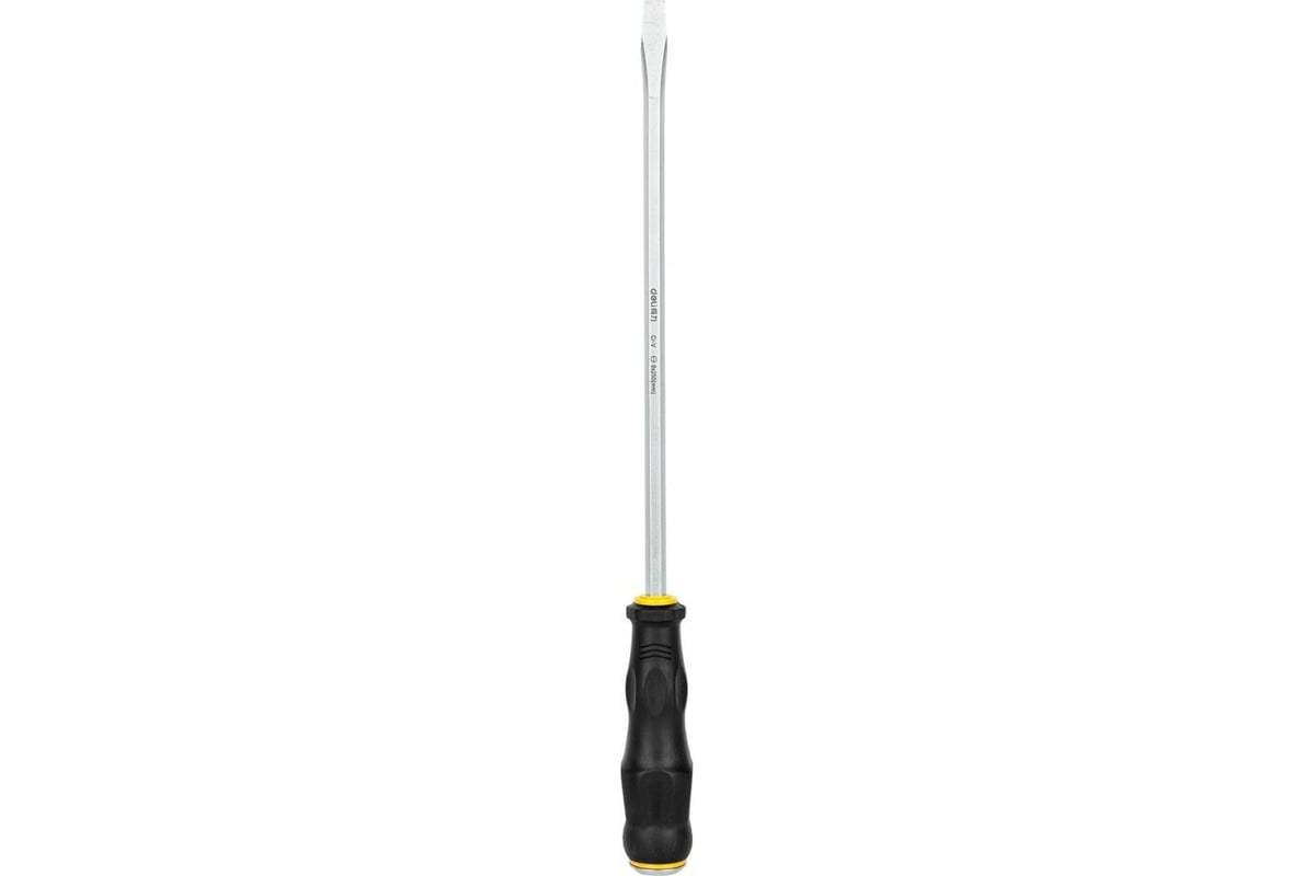 Ударная шлицевая отвертка Deli dl6270101 со сквозным хвостовиком, SL8x250 мм 104564