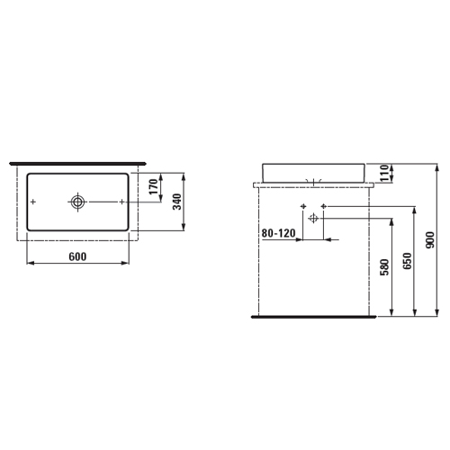 Раковина Laufen Living 60 см