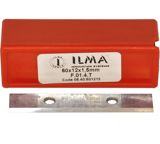 Нож сменный твердосплавный ILMA 60x12x1,5 стандарт HW 35º Z=2 NR (упаковка 10шт) 01.40.601215-2F-10