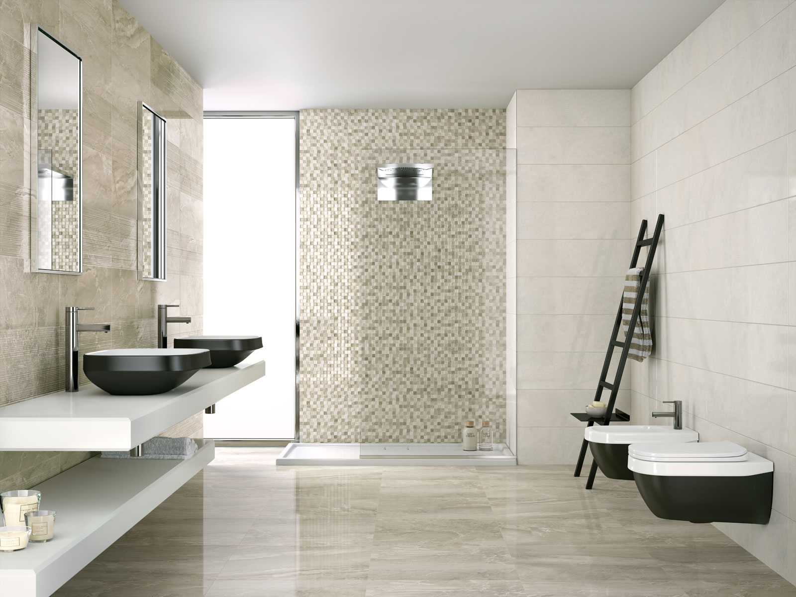 Бордюр Marazzi Italy Lithos Carrara 5х25 см, DAFG