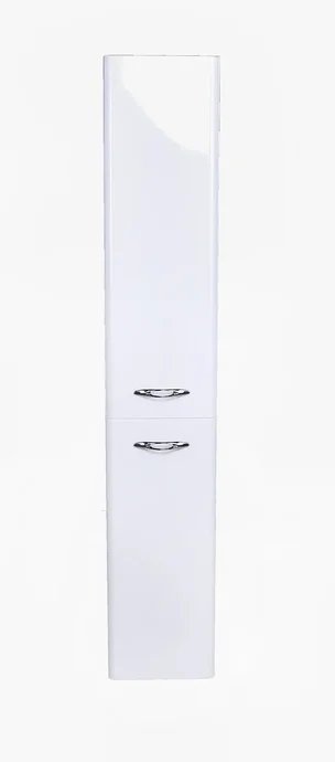 Шкаф пенал Style Line Каре Люкс 30 см L, с б/к, белый СС-00002325