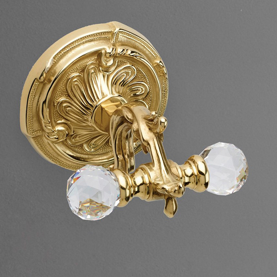 Крючок Art&Max Barocco Crystal AM-1784-Do-Ant-C золото