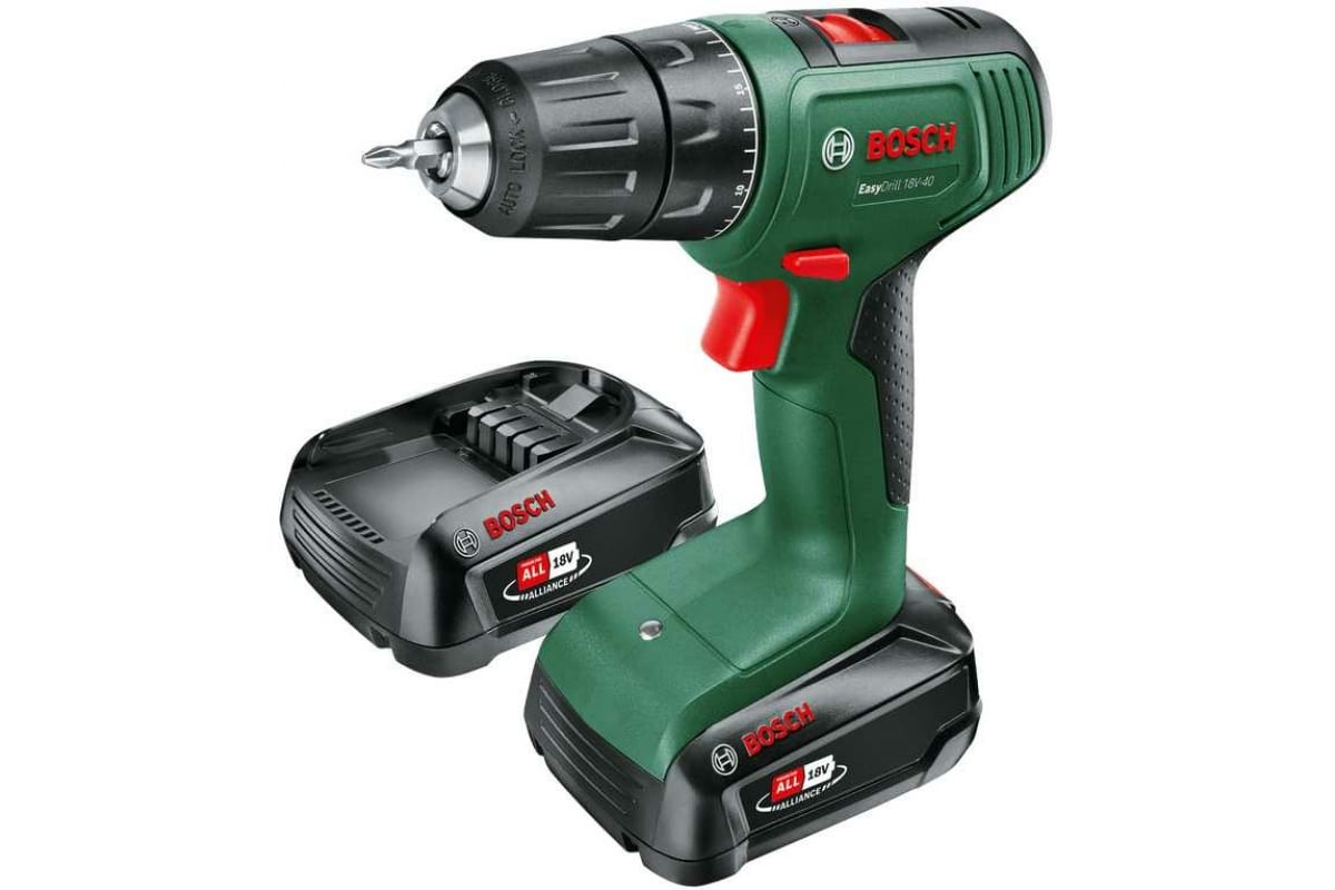 Аккумуляторная дрель-шуруповерт Bosch Easydrill 18V-40 06039D8005