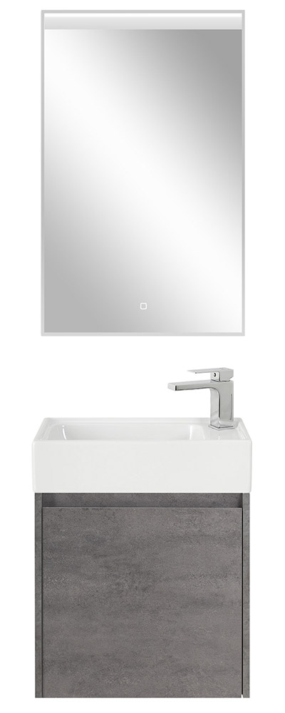 Мебель для ванной BelBagno Kraft Mini 50 см Cemento Grigio, R