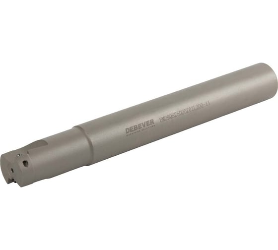 Фреза концевая Lобщ=200 мм, D=25 мм, dхв=25 мм, 90°, 2 кромки Debever Machining Solutions Standard DB-S-EM290S25D25Z02L200-11