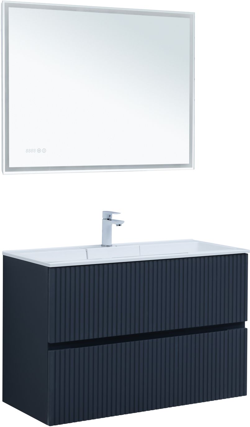 Тумба с раковиной Aquanet Джейн 100 см