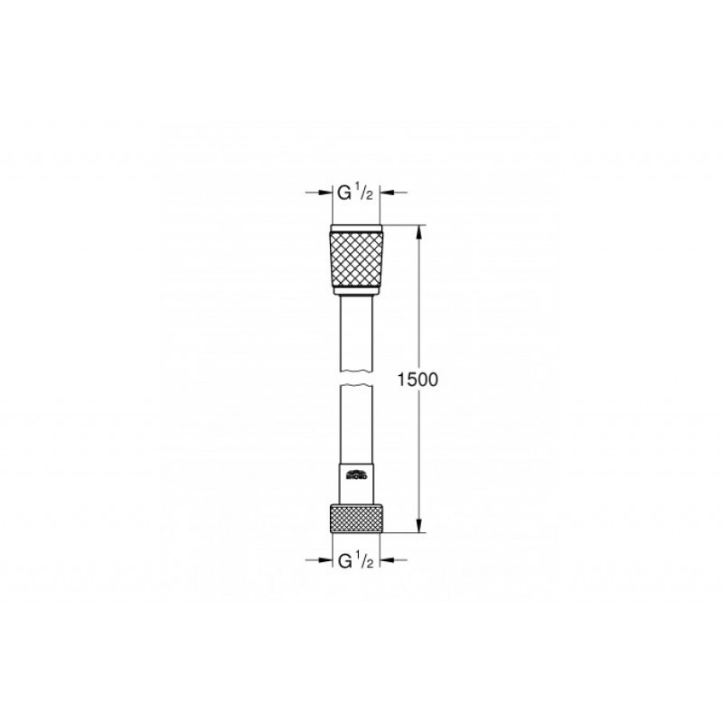 Душевой шланг Grohe Relexaflex 1.5м 2815100