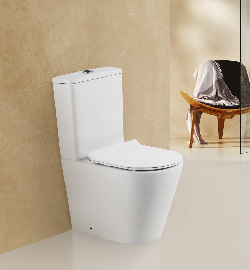 Унитаз-компакт BelBagno Flay-R BB2149CPR/BB2149T безободковый