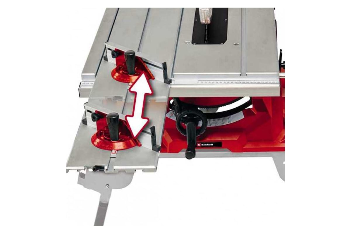 Пила стационарная Einhell TE-CC 250 UF, 2000Вт, 250x30мм, пропил 78 мм, складные ножки, колесики 4340539