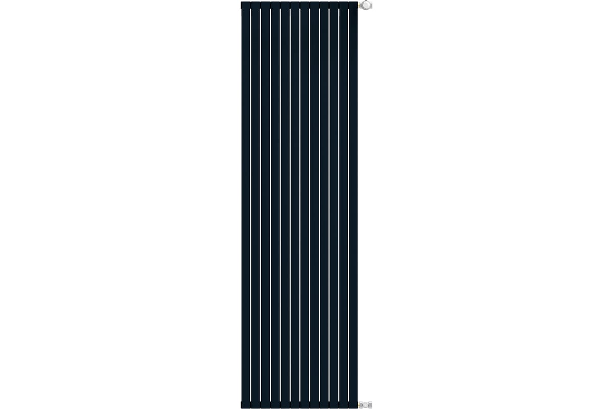 Радиатор КЗТО соло в 2 -1750-12 ral9005 матовый СВ2175012RAL9005М
