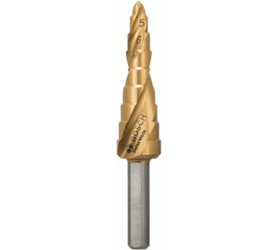 Сверло ступенчатое (4-12 мм; HSS-TIN) Bosch 2608597525
