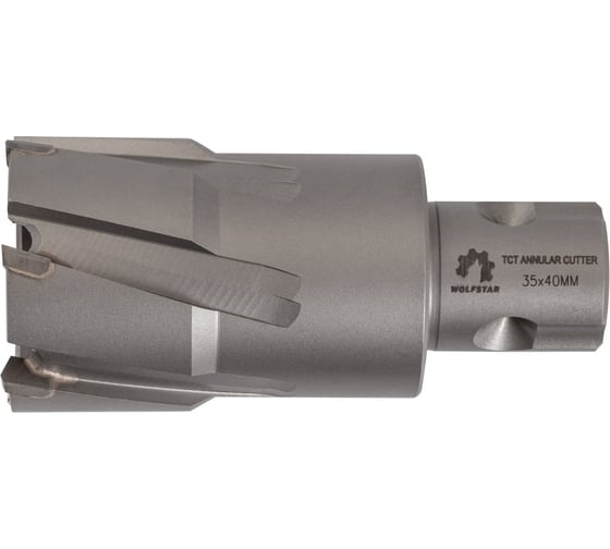 Сверло корончатое по металлу TCT 35x40 мм WOLFSTAR cw00114