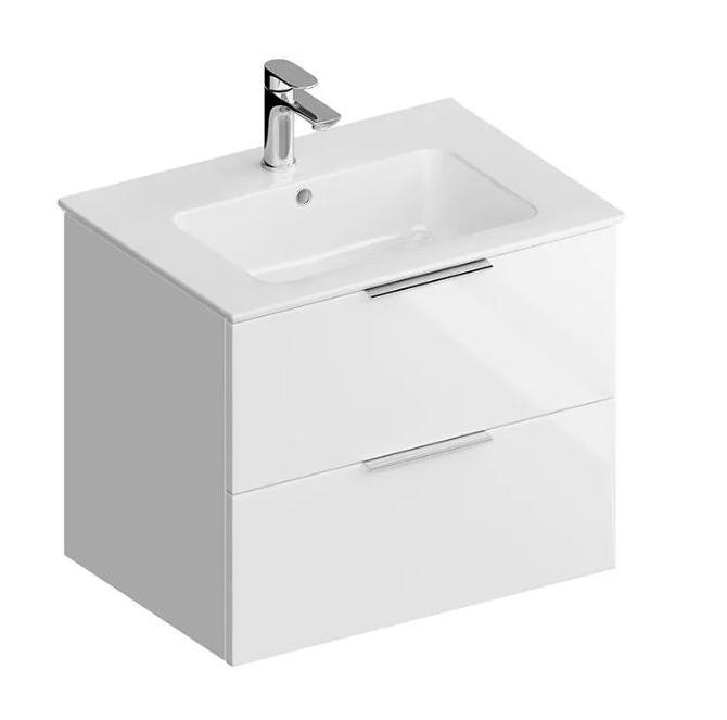 Тумба с раковиной Kerama Marazzi Piano 65 см белый глянцевый