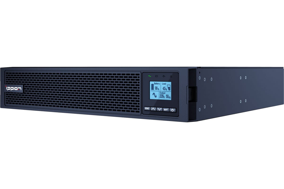 Источник бесперебойного питания Ippon Innova RT II 1000 1000Вт 1000ВА черный 1398359