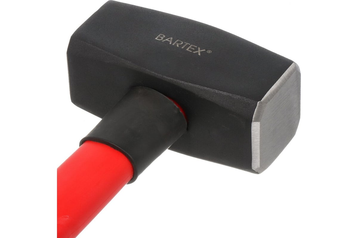 Кувалда BARTEX 5 кг, фибергласовая обрезиненная рукоятка 364674