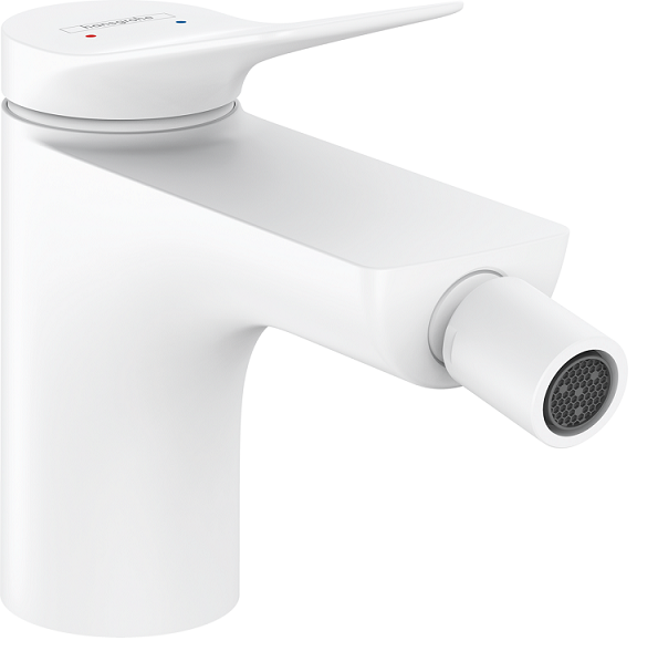 Смеситель для биде Hansgrohe Vivenis 75200700 донный клапан, белый матовый