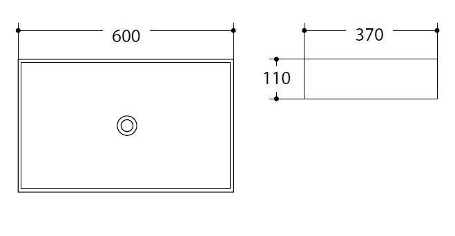 Раковина Art&Max AM-78570B-60 60 см белый