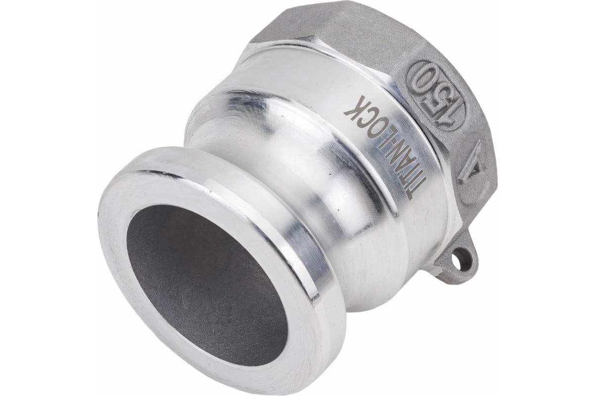 Алюминиевый камлок TITAN LOCK типа А серия EcoLine, ниппель внутр. резьба BSP 1 1/2" TL150AAL-EL