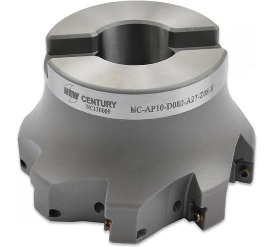Корпус фрезы со сменными пластинами New Century NC-AP10-D080-A27-Z08-H NC130009