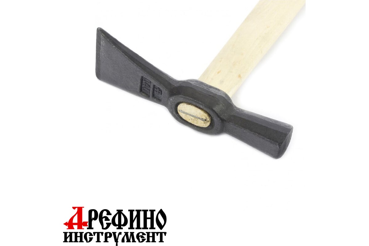 Печниковый молоток - кирочка Арефино инструмент 400 г, оксидированный С207