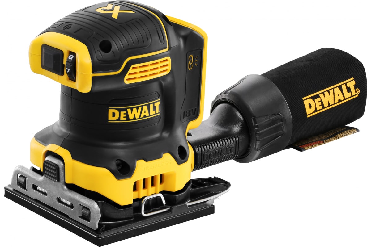 Вибрационная плоскошлифовальная машина DeWalt 18 В XR DCW200N-XJ