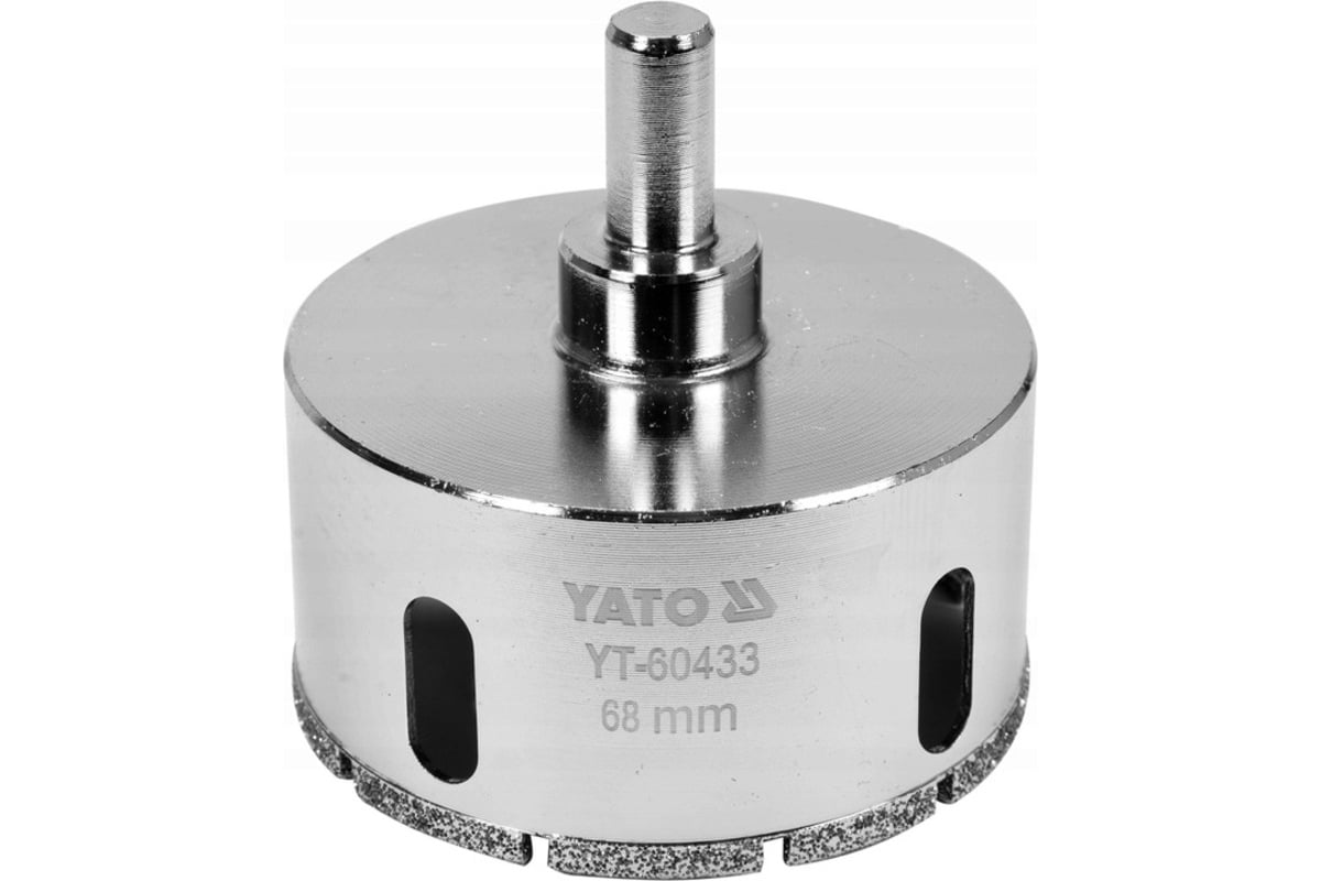 Сверло алмазное по керамограниту 68 мм Yato YT-60433