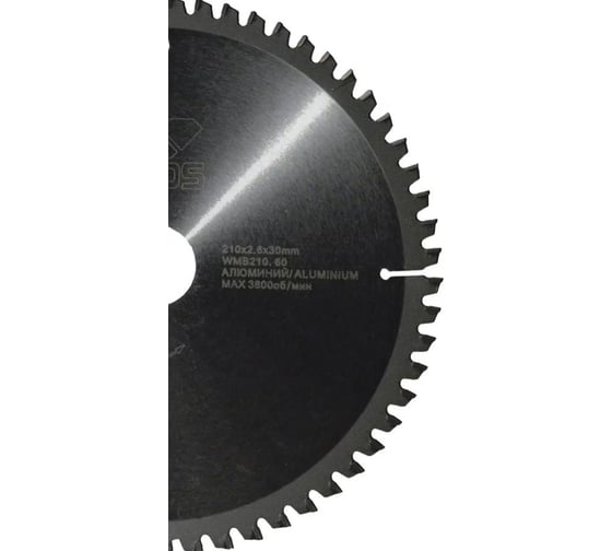 Диск пильный по цветным металлам и ламинату (210x30 мм; Z60) KEOS WMB210.60