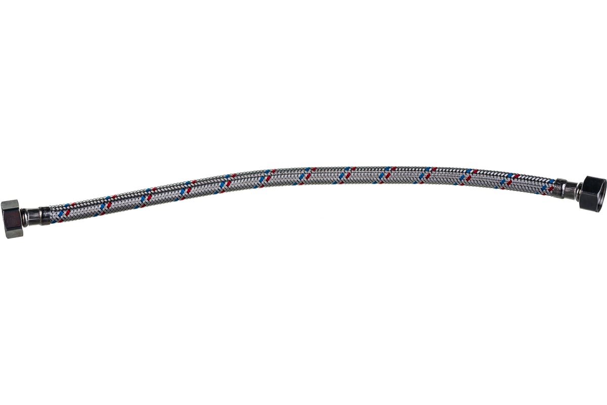 Гибкая подводка для воды (40 см; 1/2"; гайка-гайка) Valtec VTf.001.IS.0404040