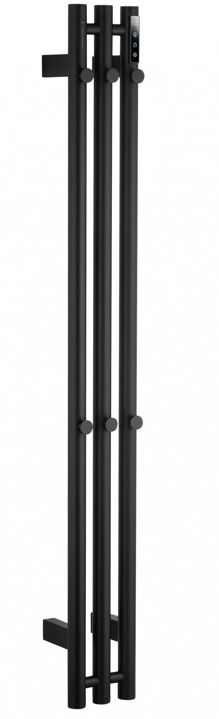 Полотенцесушитель электрический Wonzon&Woghand Kassel WW-AL72312-MB черный матовый