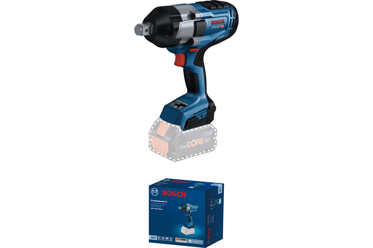Аккумуляторный гайковерт Bosch GDS 18V-1050 H Соло 06019J8500