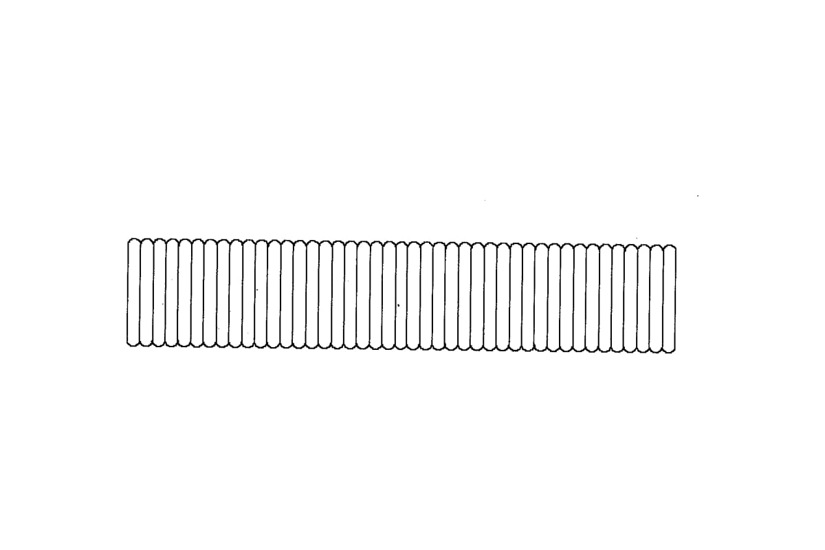 Труба гофрированная McAlpine L40м, D25мм, белый MRF-25
