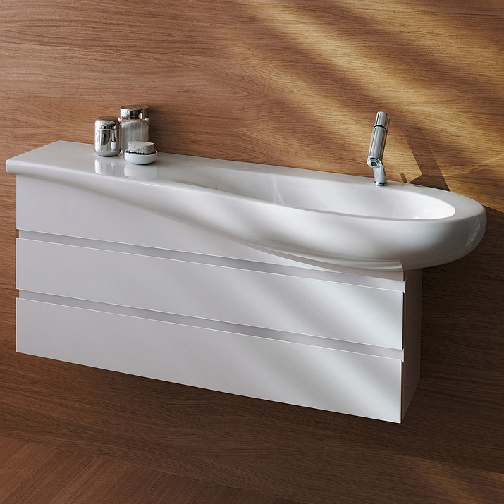 Мебель для ванной Laufen Alessi 120 см R, белый
