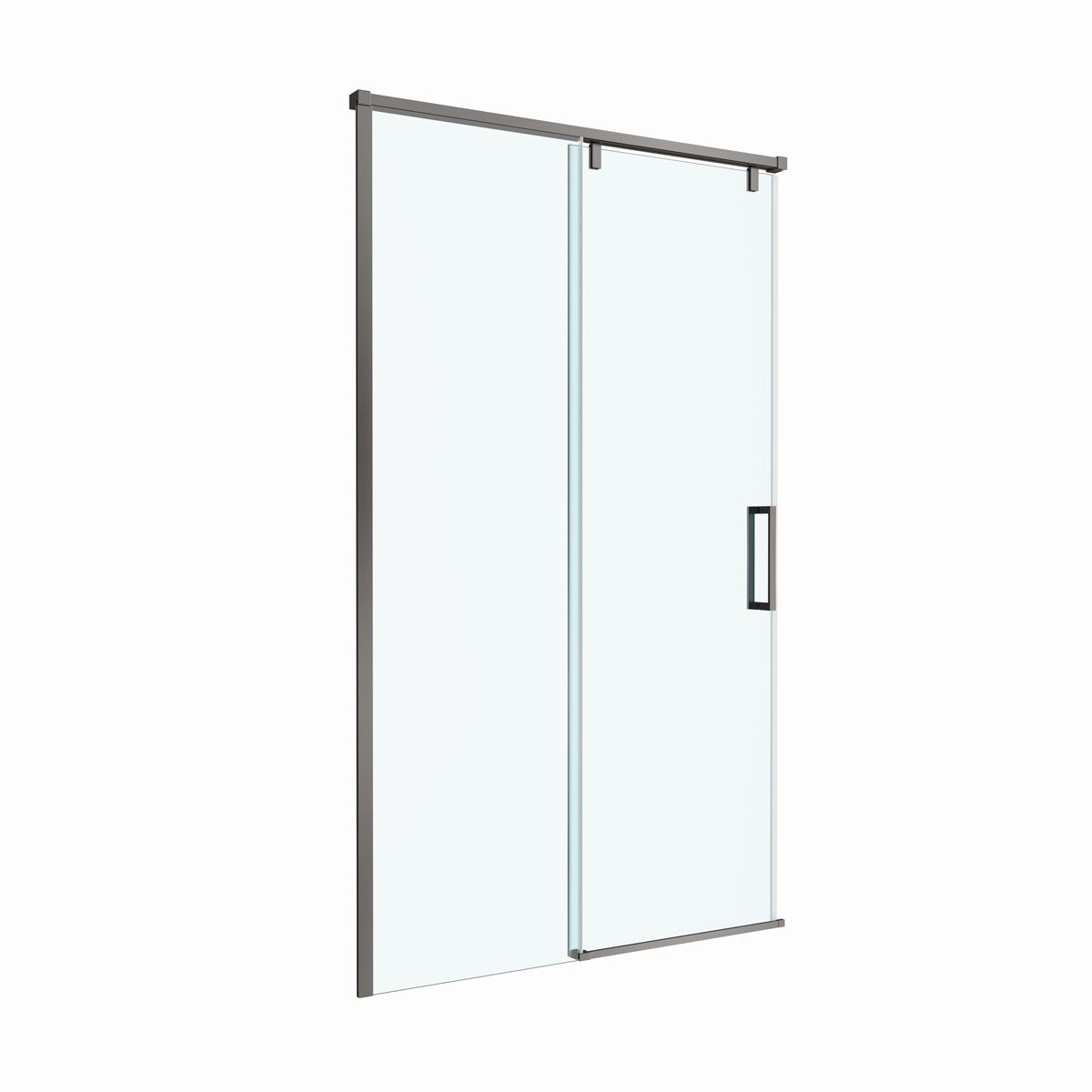 Душевая дверь BelBagno SOFT_CLOSE-1-BF-1-120-C-GM 120x200 прозрачная, оружейная сталь Душевая дверь BelBagno SOFT_CLOSE-1-BF-1-120-C-GM 120x200 прозрачная, оружейная сталь