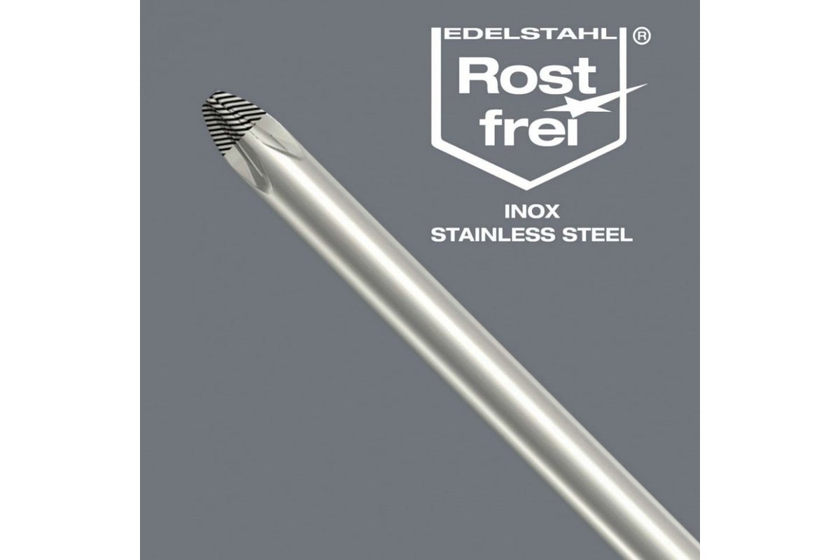 Отвертка WERA 3162i VDE Stainless PH1, 80 мм WE-022733