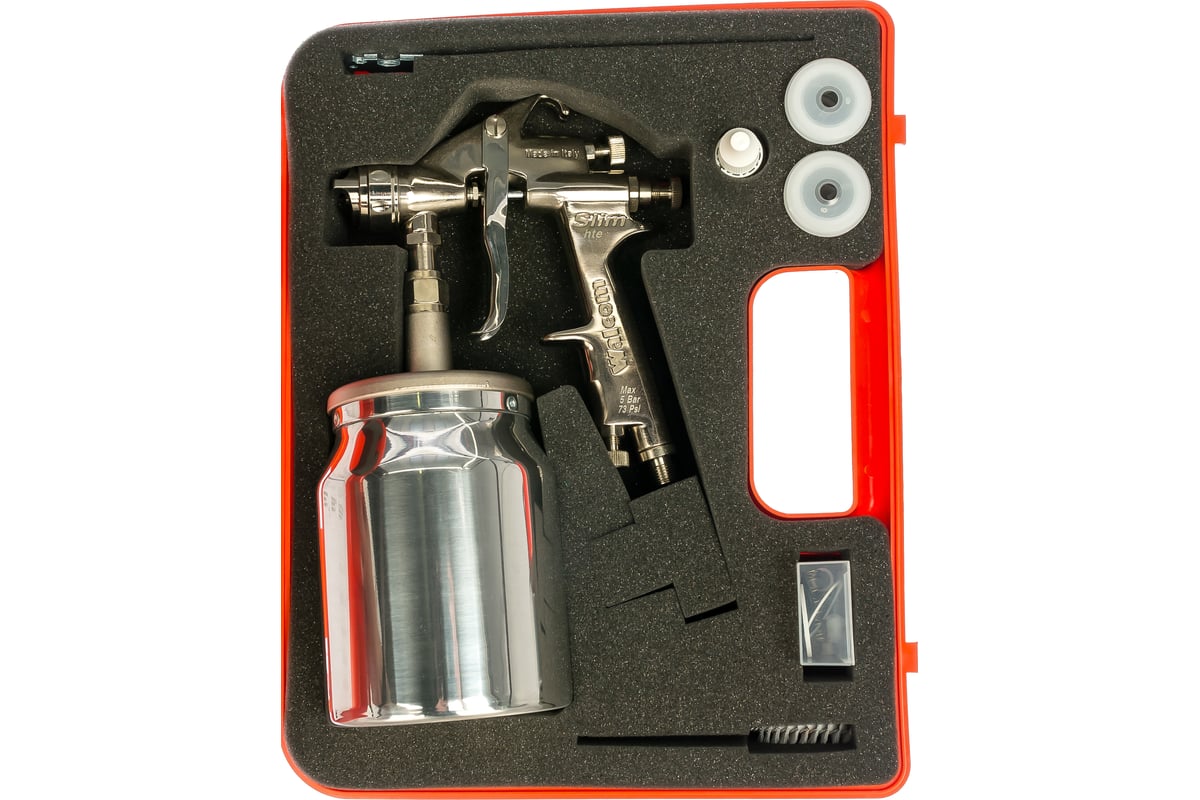 Краскопульт для грунтов и красок Walmec SLIM I HTE SR 10088.15