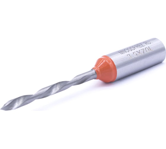 Сверло присадочное сквозное усиленное KJ1-V40202L (3.5х70 мм; хв-к 10 мм; левое вращение) МНОГОФРЕЗ 6565