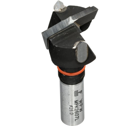 Сверло чашечное левое под мебельную петлю (26х57.5 мм; хвостовик 10 мм присадка) WPW MPK2607L