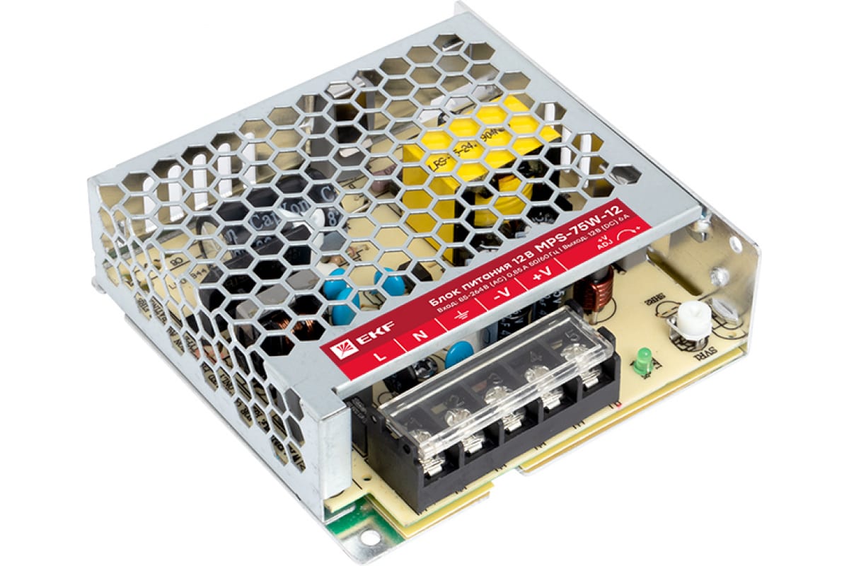 Блок питания EKF 12В MPS-75W-12 Proxima mps-75w-12