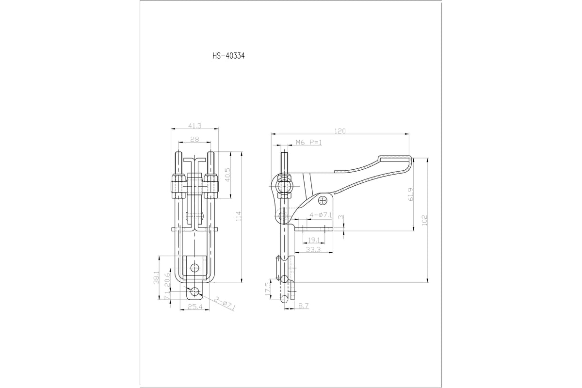Стягивающий зажим HS CLAMP HS-40334
