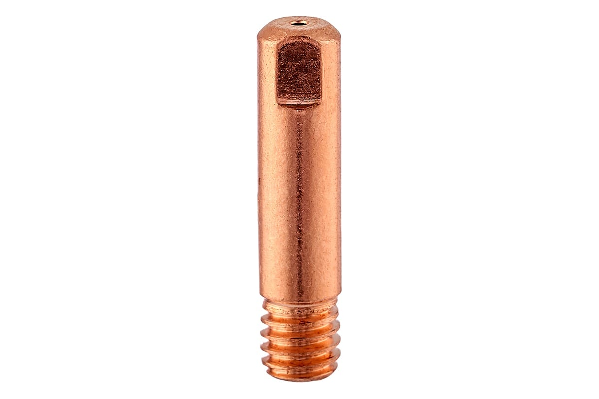 Наконечник сварочный прямой (10 шт; E-CU-AL; М6; 0.8 мм) Сварог MS ICU0003-58 98905