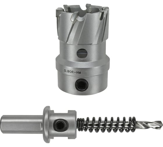 Коронка по металлу HM (73х28 мм; хвостовик 13 мм; комплект) D.BOR HS-HM-28-073-T